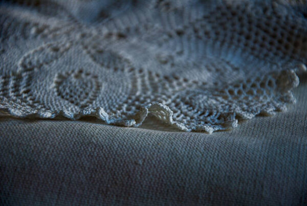 scallop edge blanket