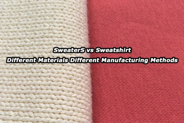 Sweatshirt vs sweater fabric and construction comparison